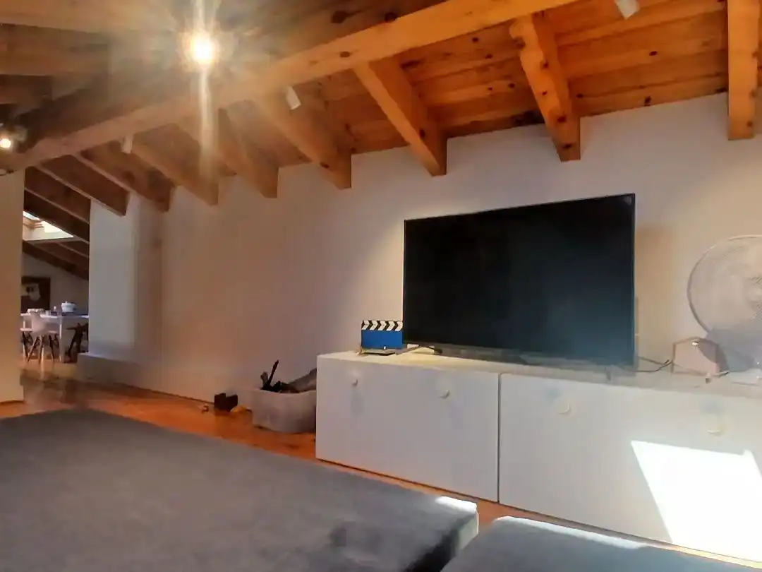 Living room of Duplexes for sale in Alp  with Parquet flooring, Storage room and Furnished