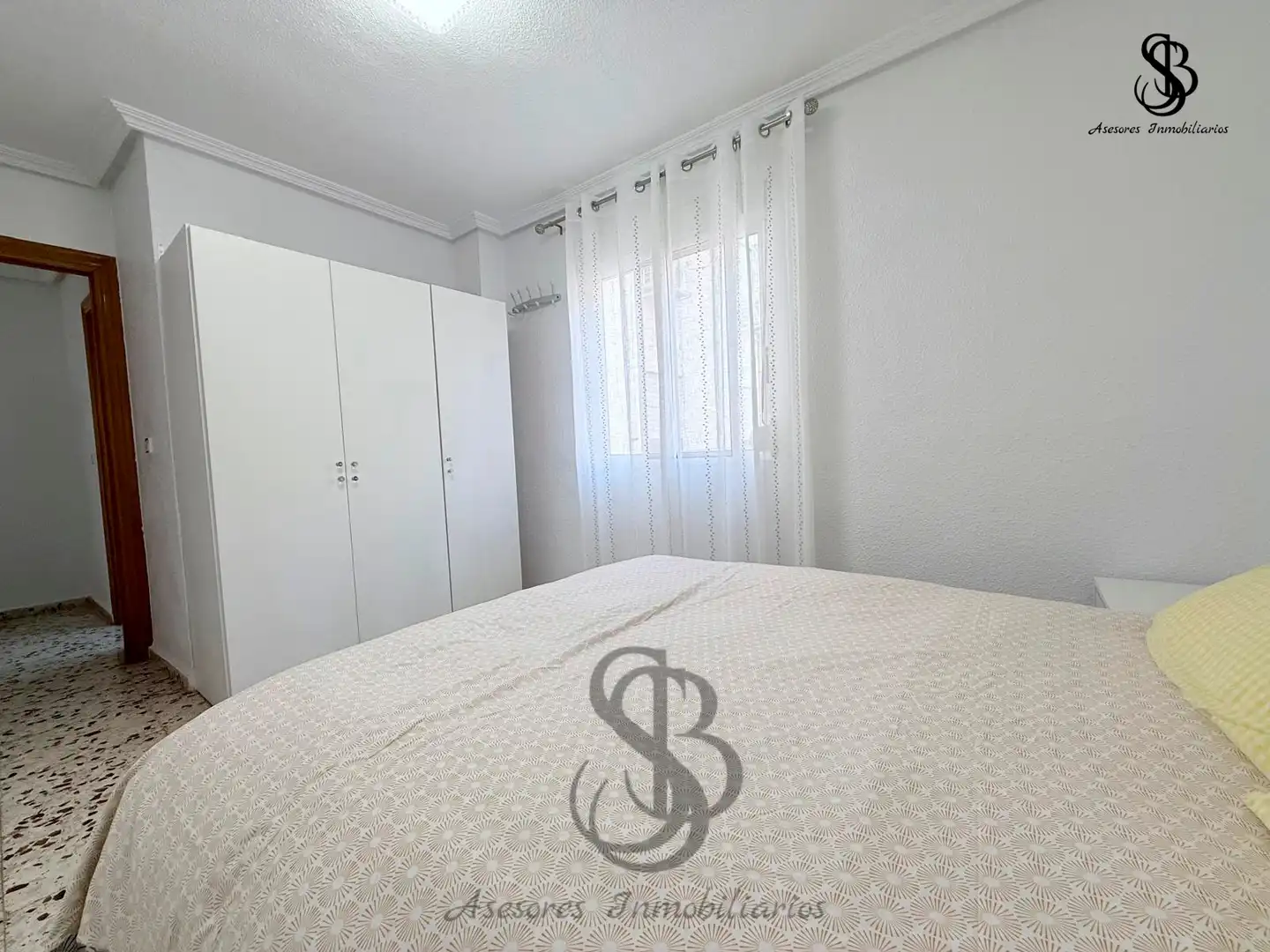 Bedroom of Flat for sale in El Campello  with Air Conditioner, Heating and Furnished