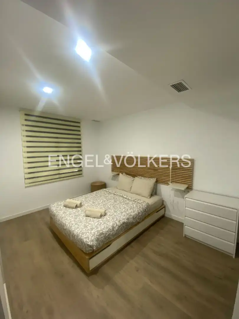 Bedroom of Flat for rent in Sitges  with Air Conditioner, Heating and Furnished