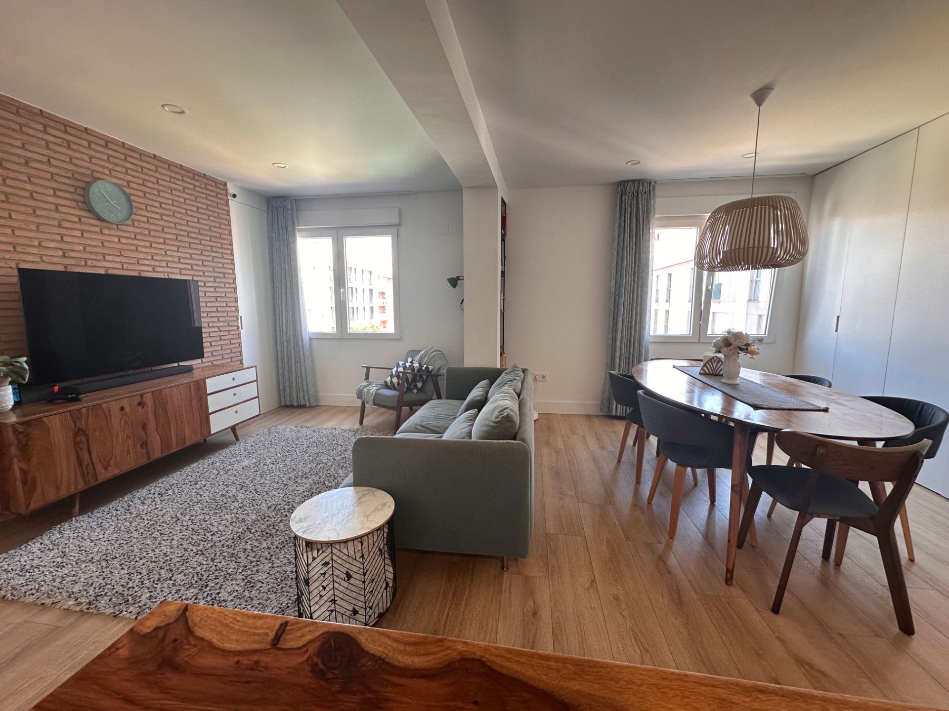 Sala d'estar de Pis en venda en  Valencia Capital amb Aire condicionat, Forn i Rentadora