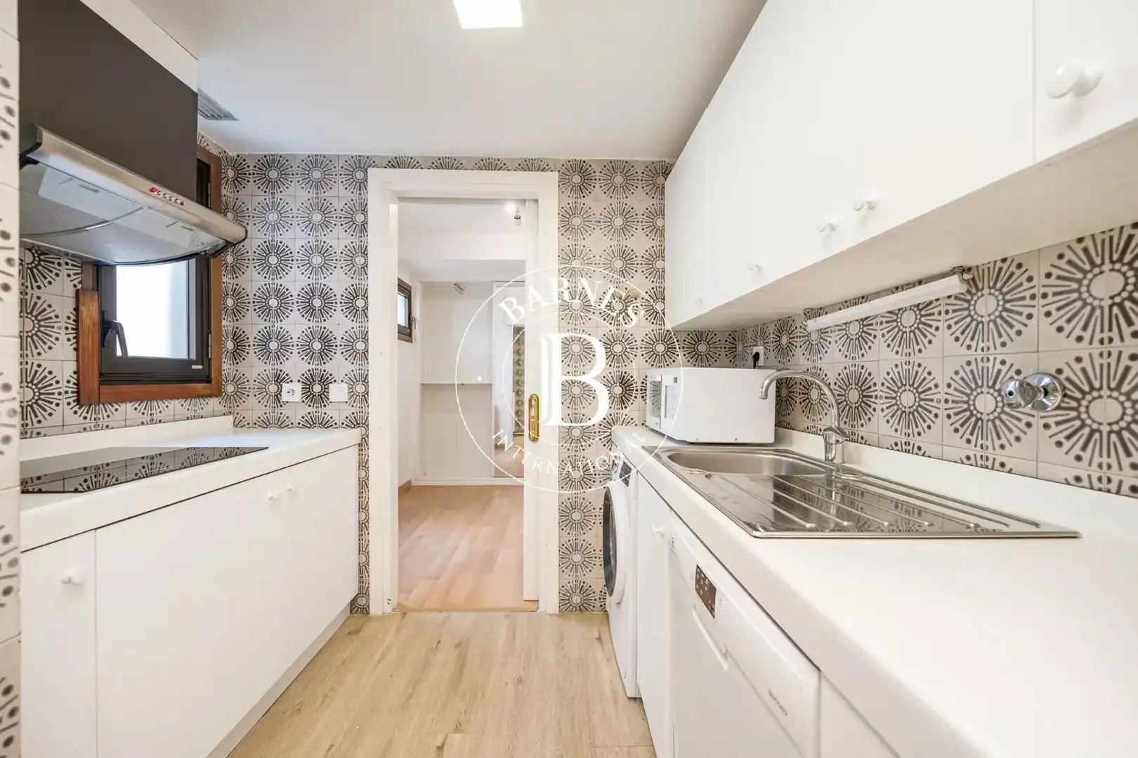 Kitchen of Flat for rent in Madrid  with Air Conditioner, Heating and Private garden
