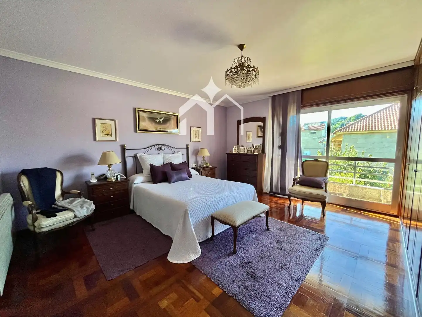 Habitación de Casa o chalet en venta en Moaña con Calefacción, Terraza y Amueblado