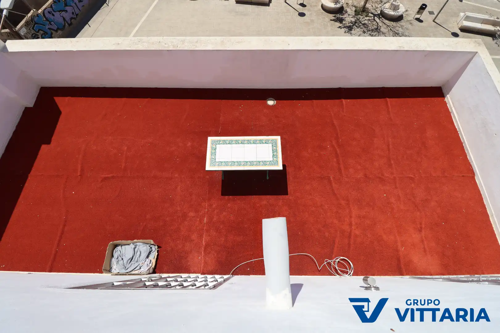 Vista exterior de Casa adosada en venta en Almería con Aire acondicionado, Terraza y Trastero