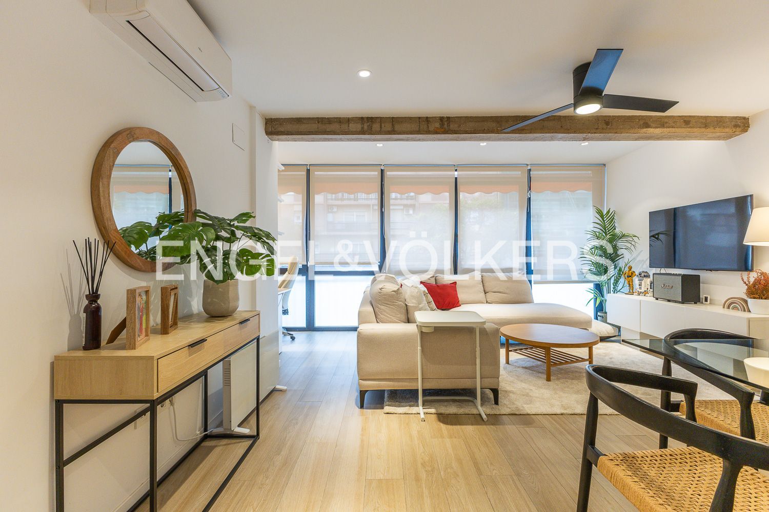 Sala d'estar de Apartament en venda en  Valencia Capital amb Aire condicionat, Calefacció i Terrassa