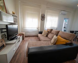 Living room of Flat to rent in  Valencia Capital  with Air Conditioner and Balcony