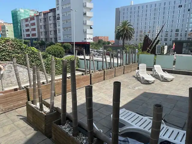Terrassa de Casa adosada en venda en Santander amb Calefacció, Jardí privat i Parquet