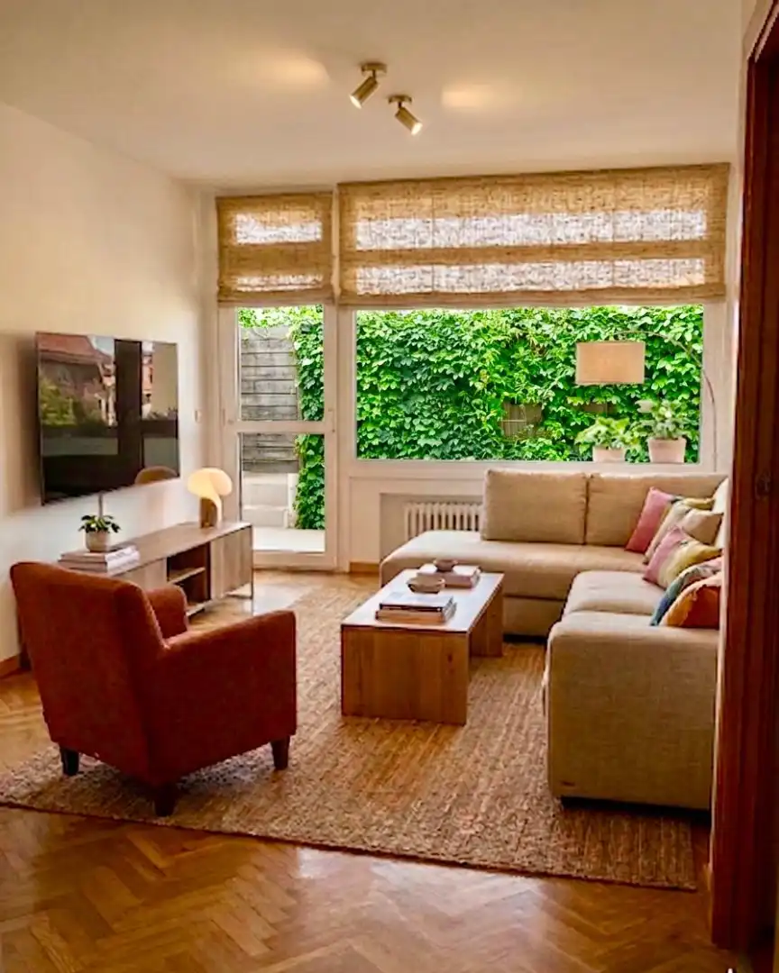Sala de estar de Planta baja en venta en Pozuelo de Alarcón con Calefacción, Terraza y Horno