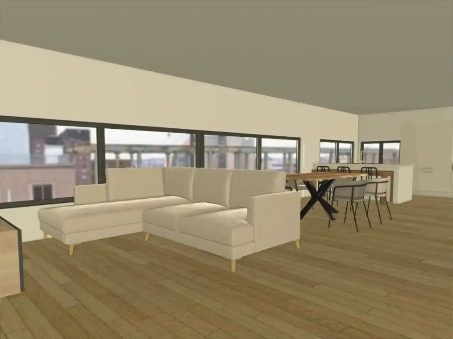 Sala d'estar de Pis en venda en  Murcia Capital amb Aire condicionat
