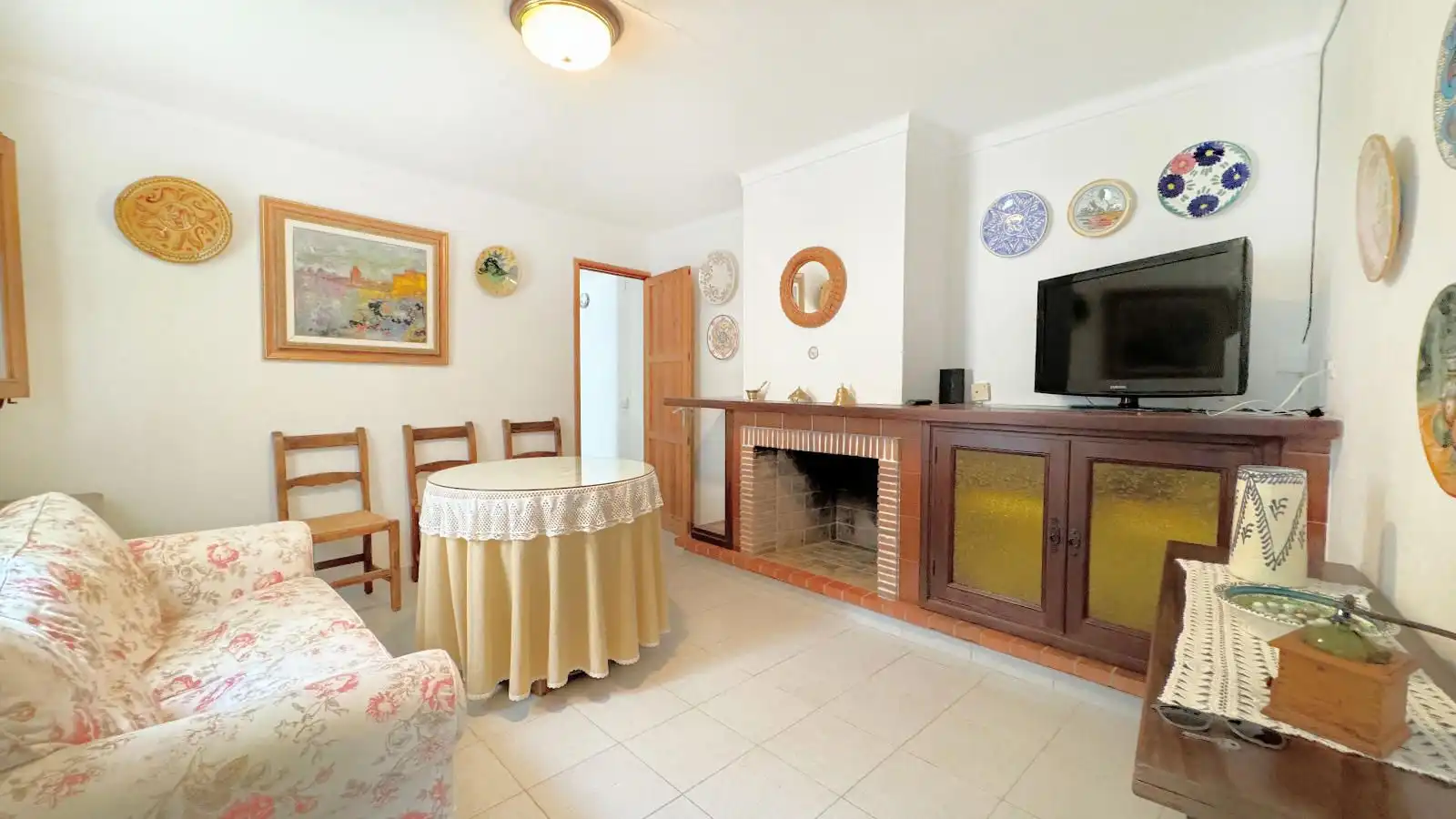 Sala de estar de Casa adosada en venta en Pollença con Terraza y Balcón