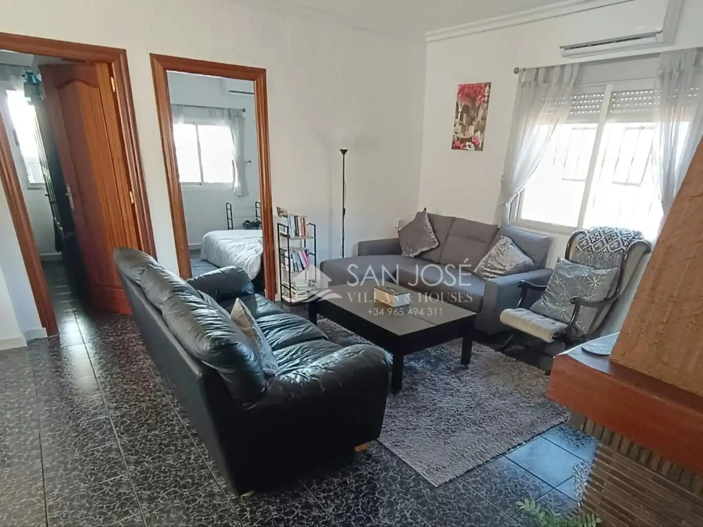 Wohnzimmer von Haus oder Chalet zum Verkauf in Elda mit Klimaanlage