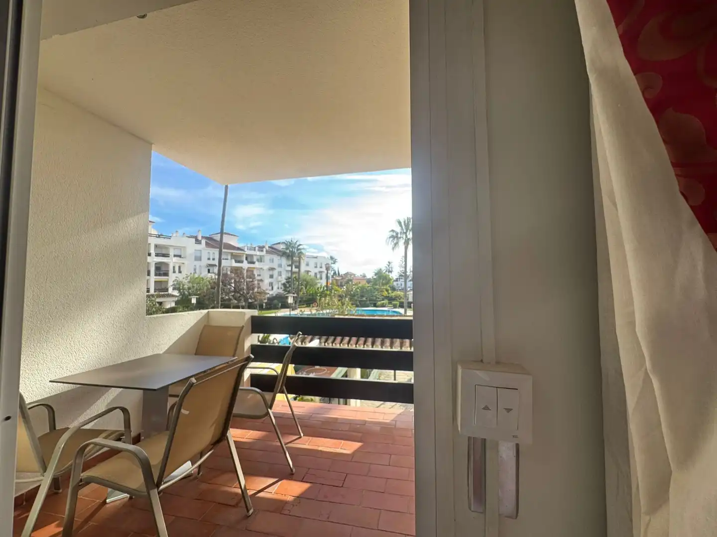 Exterior view of Flat for rent in Marbella  with Air Conditioner, Terrace and Furnished