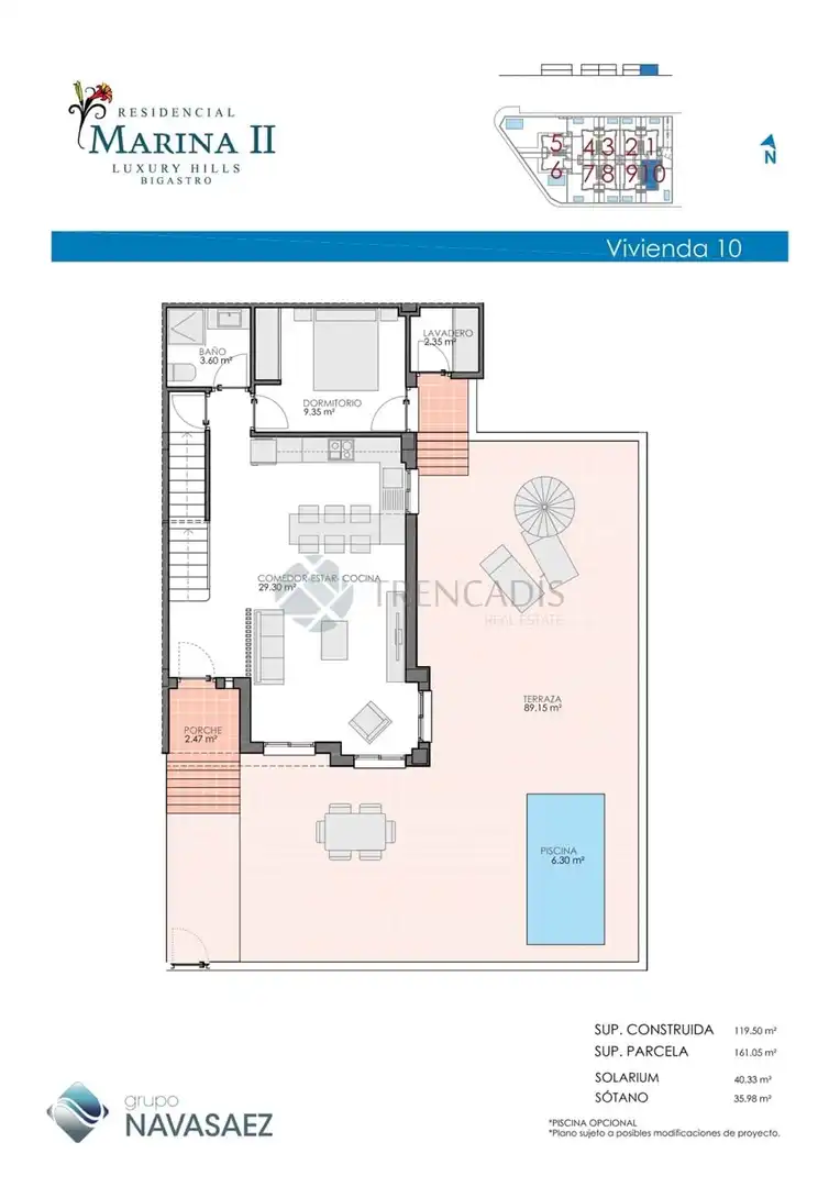 Semi-detached house with pool for sale in Concepción Arenal, imagen 17