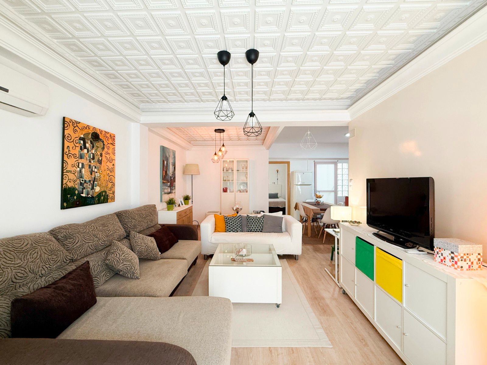 Sala d'estar de Apartament en venda en Águilas amb Aire condicionat i Moblat