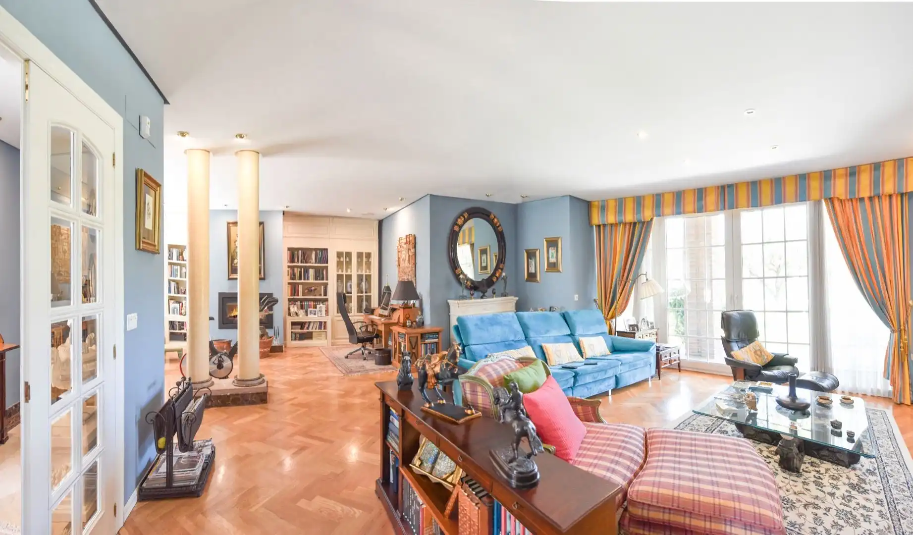 Sala de estar de Casa o chalet en venta en Tordesillas con Calefacción, Jardín privado y Parquet