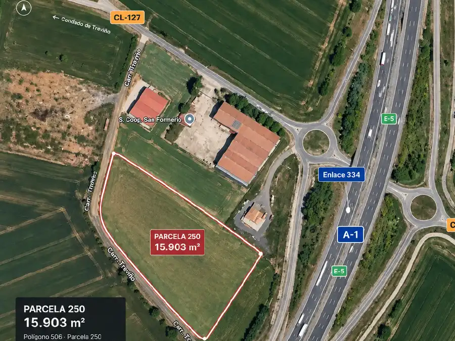 Industriegrundstück zum Verkauf in Carretera Treviño, imagen 3