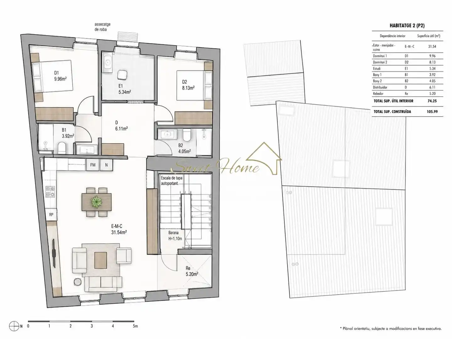 Penthouse zum Verkauf in Poble, imagen 2