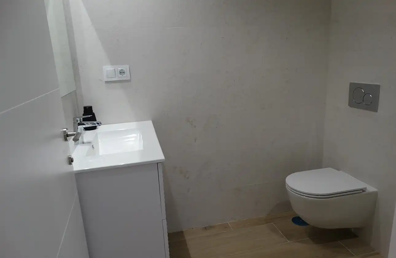 Baño de Apartamento en venta en Pilar de la Horadada con Aire acondicionado, Calefacción y Terraza