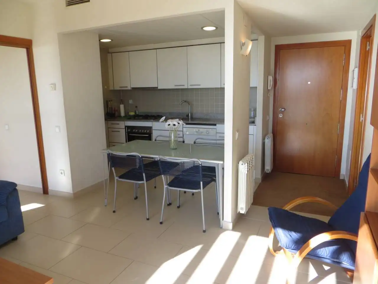 Küche von Wohnung zur Miete in Cubelles mit Klimaanlage, Heizung und Terrasse