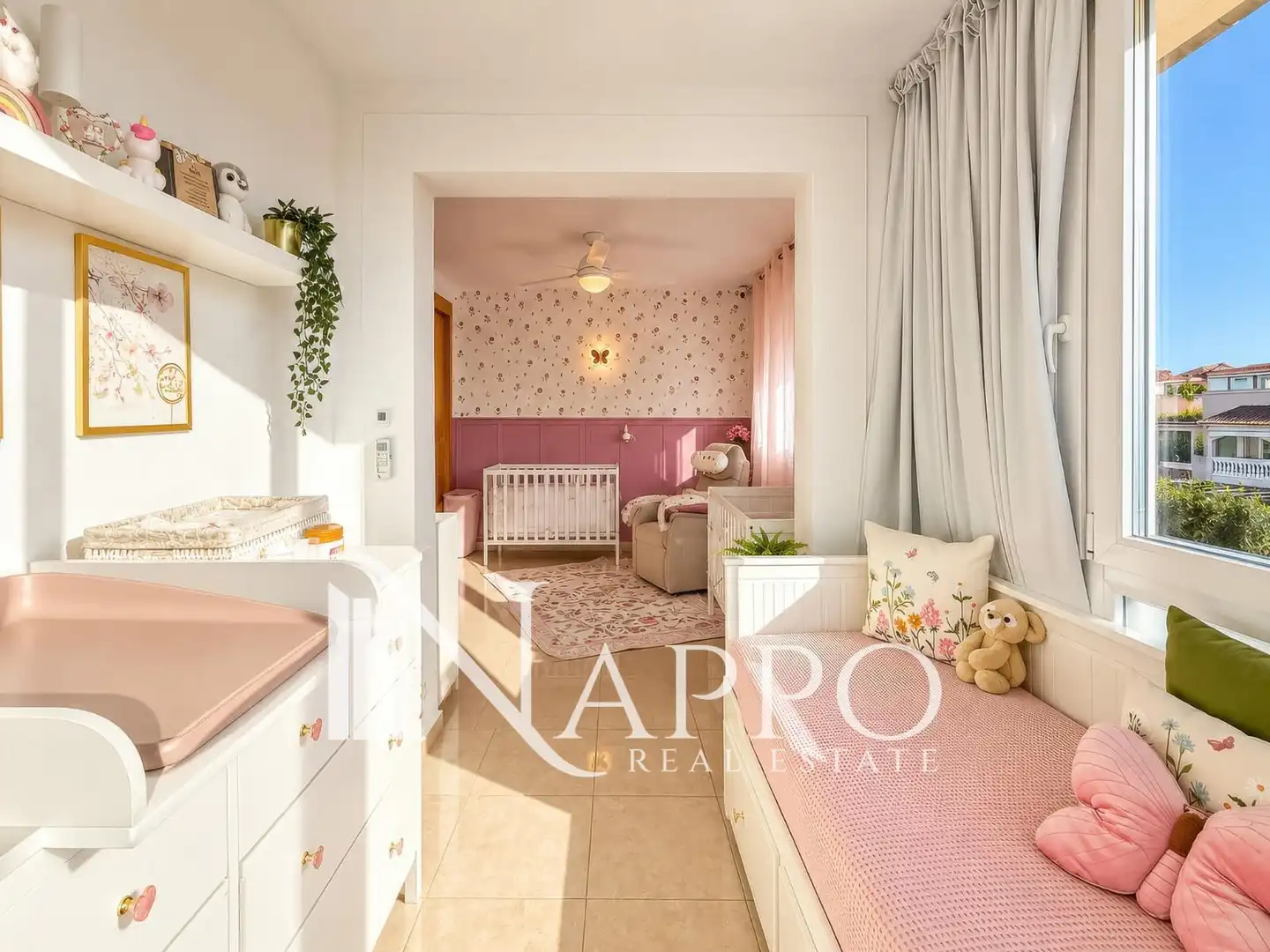 Schlafzimmer von Dachboden zum Verkauf in Marratxí mit Klimaanlage, Terrasse und Schwimmbad