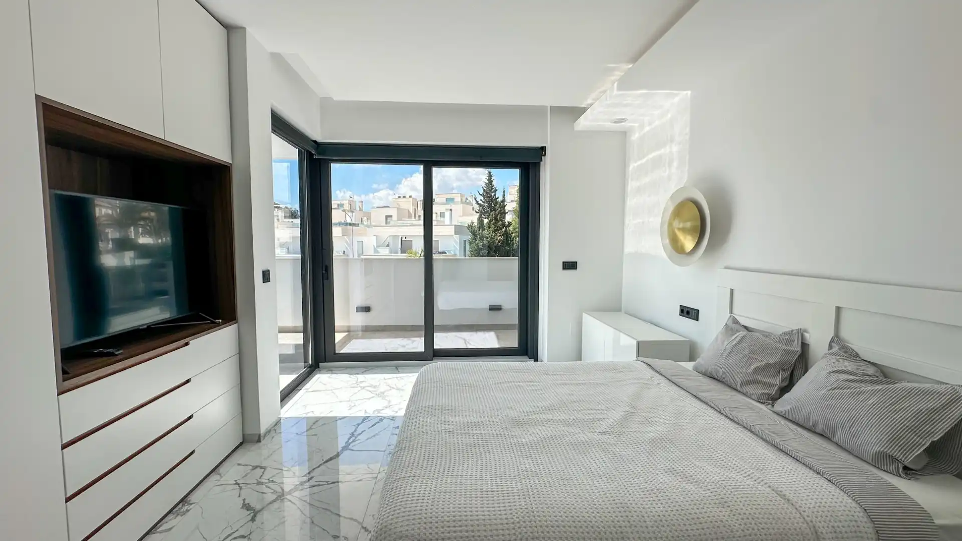Bedroom of Houses for sale in Orihuela  with Air Conditioner, Swimming Pool and Oven