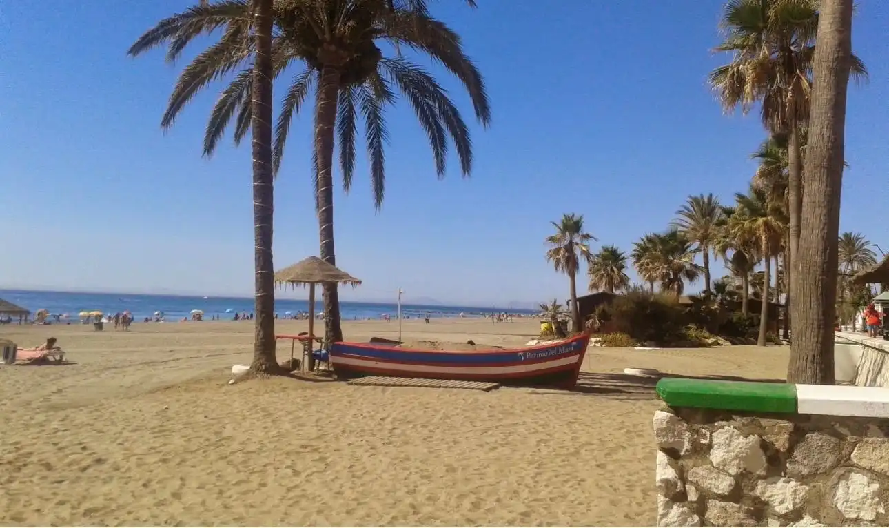 Exterior view of Flat for sale in Estepona  with Terrace, Furnished and Oven
