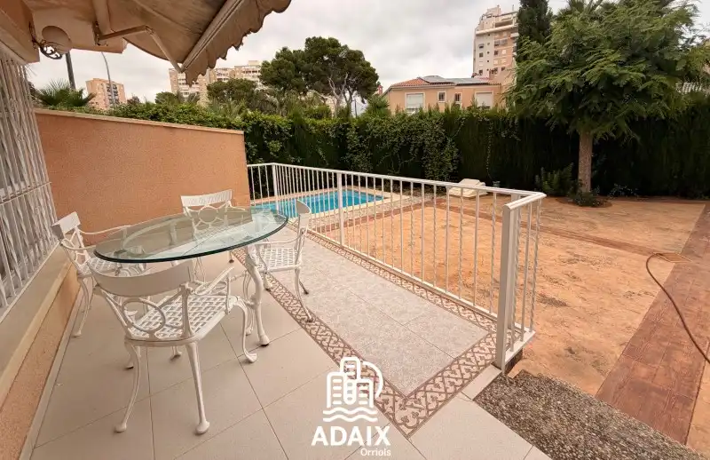 Garden of Detached homes for sale in El Campello  with Air Conditioner, Heating and Terrace