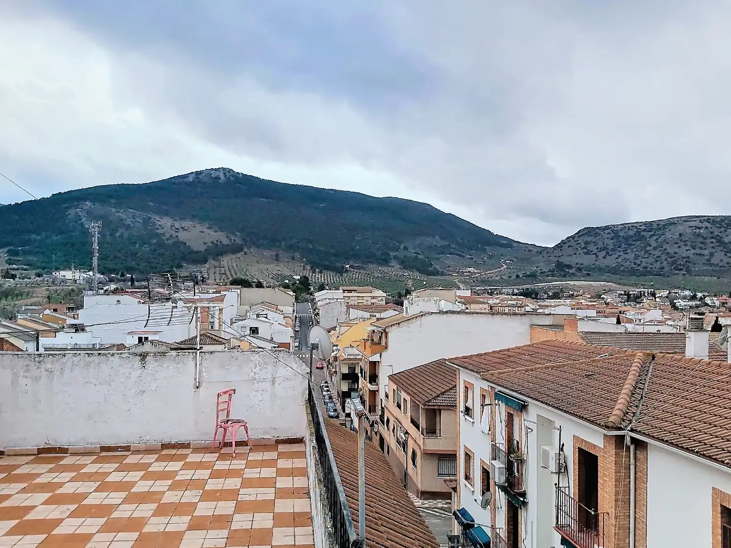 Exterior view of Flat for sale in Mancha Real  with Air Conditioner, Terrace and Storage room