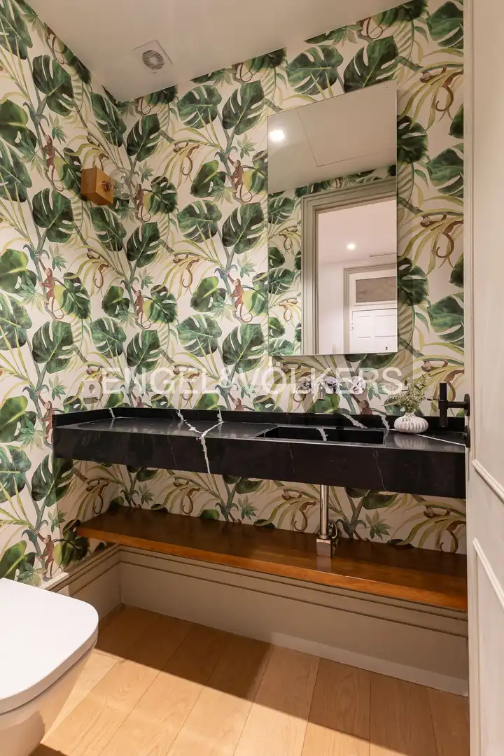 Badezimmer von Wohnung zur Miete in Madrid mit Klimaanlage, Heizung und Möbliert