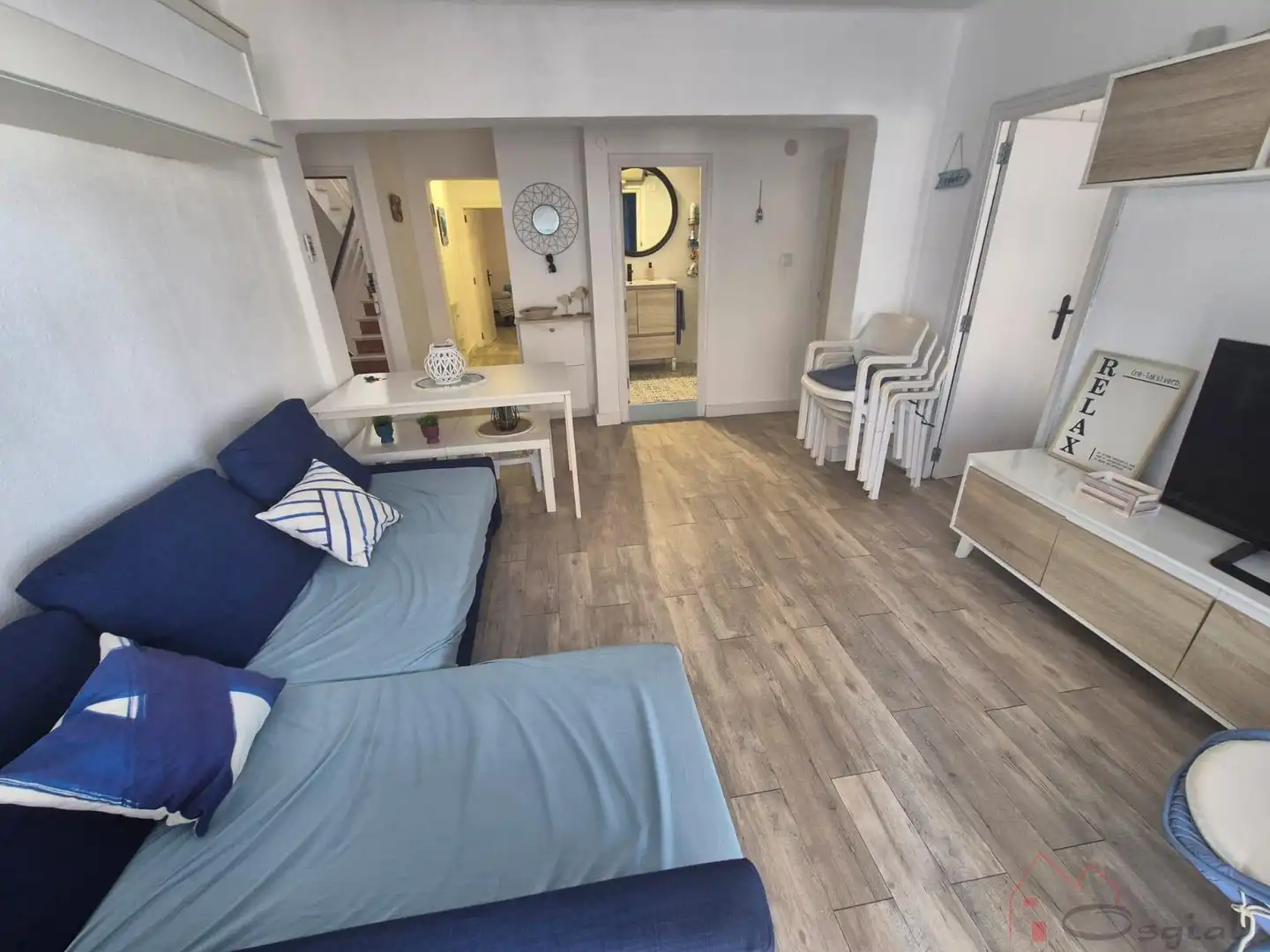 Living room of Apartments for sale in Sueca  with Terrace, Storage room and Furnished