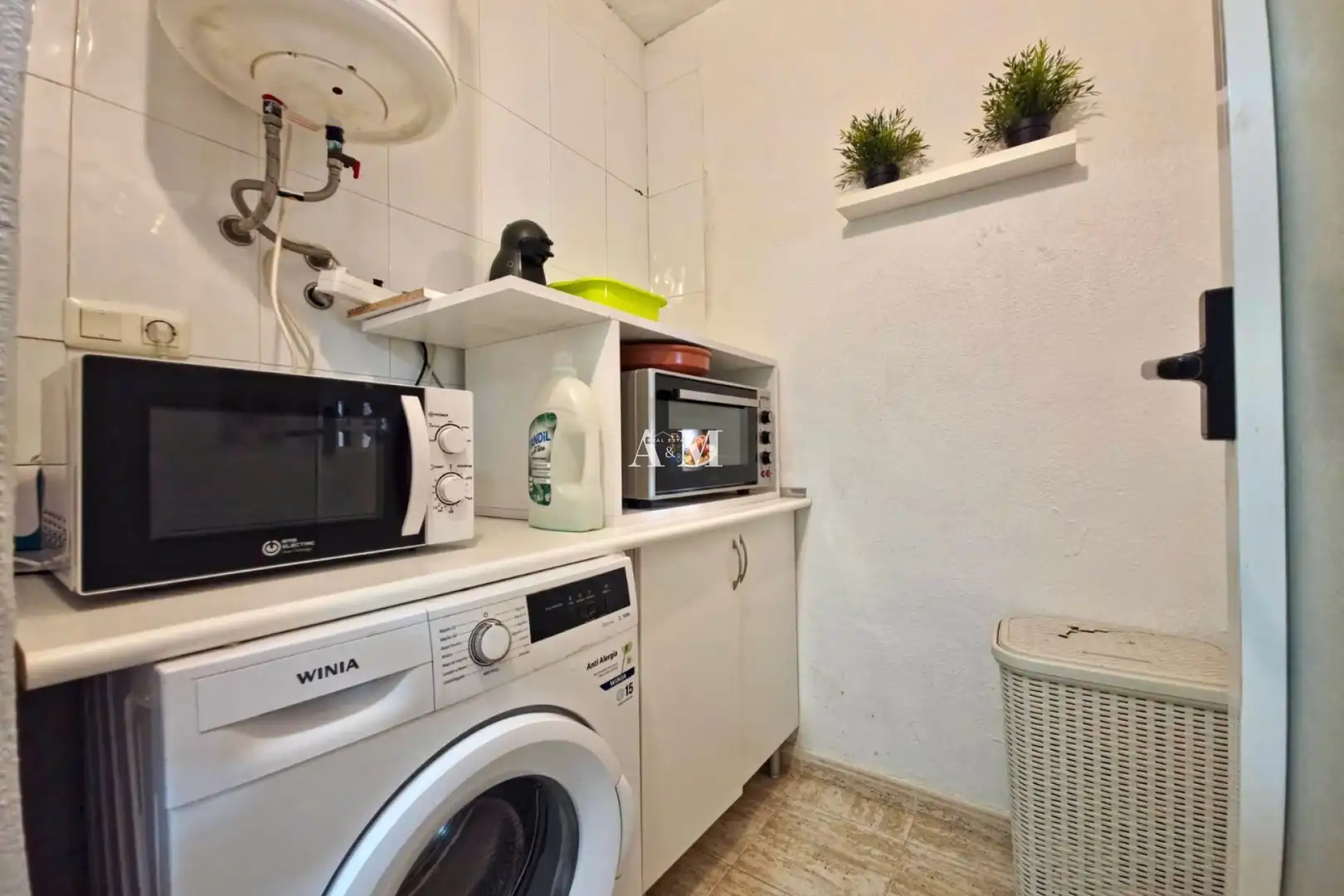 Küche von Erdgeschoss zur Miete in Pilar de la Horadada mit Klimaanlage, Heizung und Privatgarten