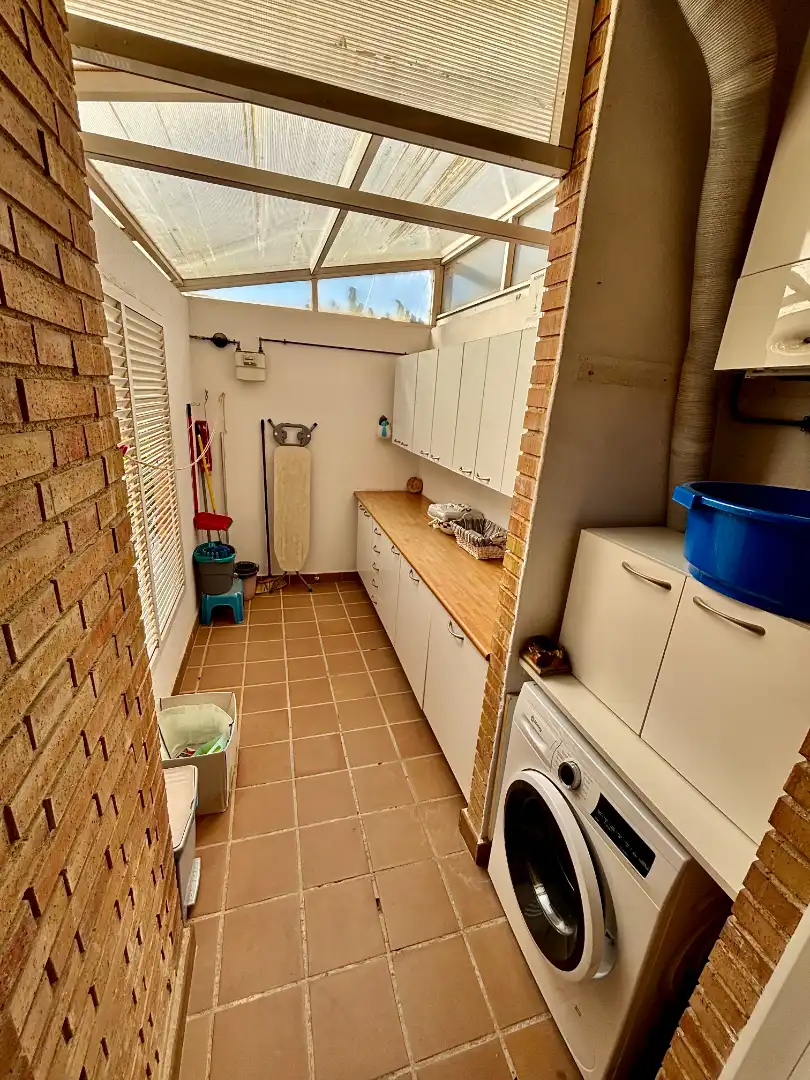 Cocina de Casa adosada en venta en Sant Joan d'Alacant con Aire acondicionado, Calefacción y Jardín privado