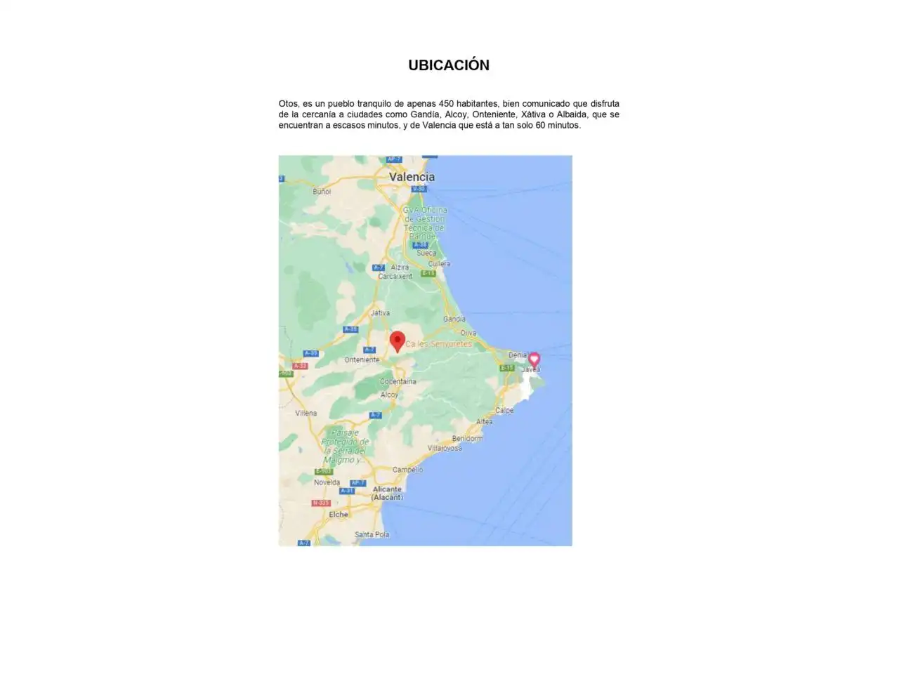 Residencial en venta en Otos