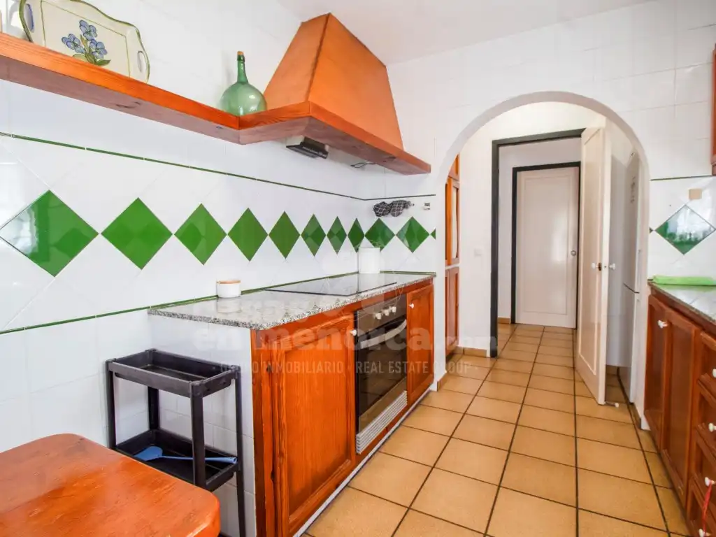 Cocina de Finca rústica en venta en Es Castell con Aire acondicionado, Terraza y Piscina