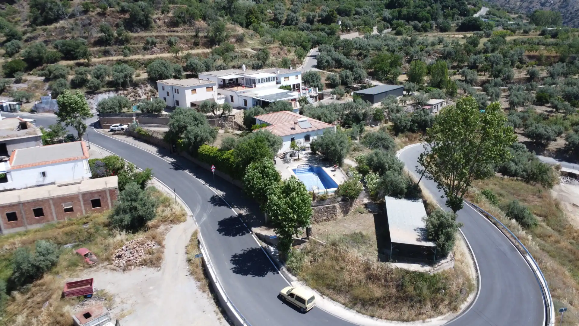 Vista exterior de Casa o chalet en venta en Válor con Calefacción, Jardín privado y Terraza