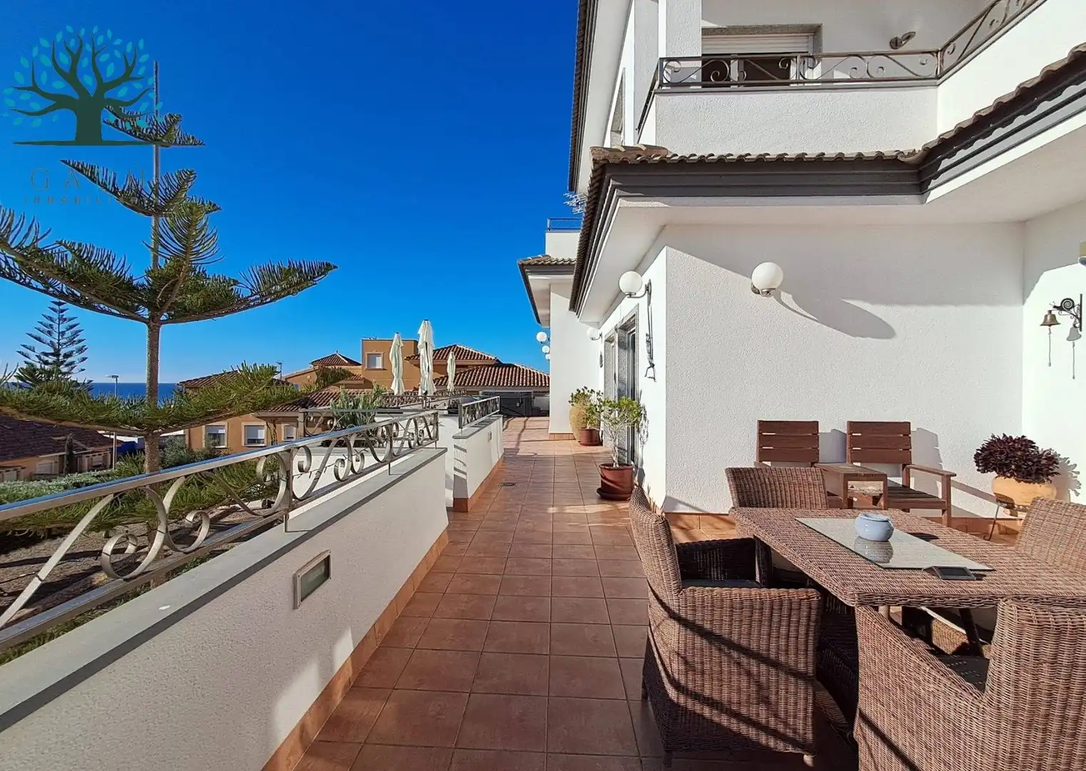 Terraza de Casa o chalet en venta en Cartagena con Aire acondicionado, Calefacción y Jardín privado
