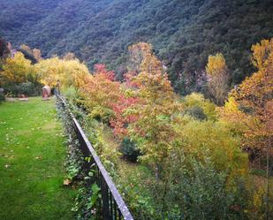 Jardí de Finca rústica de lloguer en Figaró-Montmany