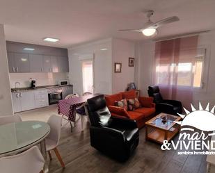 Living room of Apartment for sale in Cuevas del Almanzora  with Terrace, Furnished and Balcony