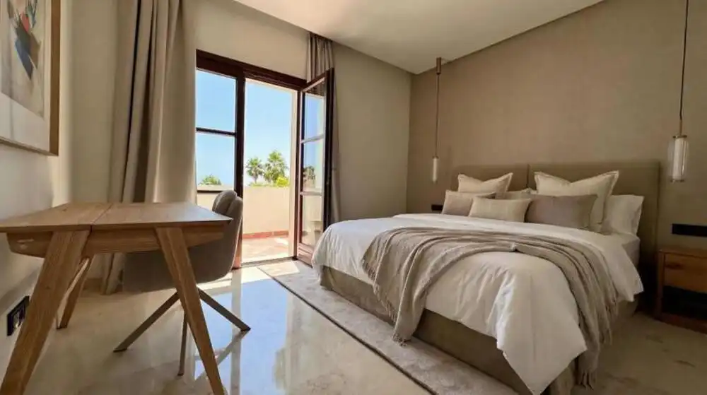 Bedroom of Houses for rent in Marbella  with Air Conditioner, Terrace and Furnished