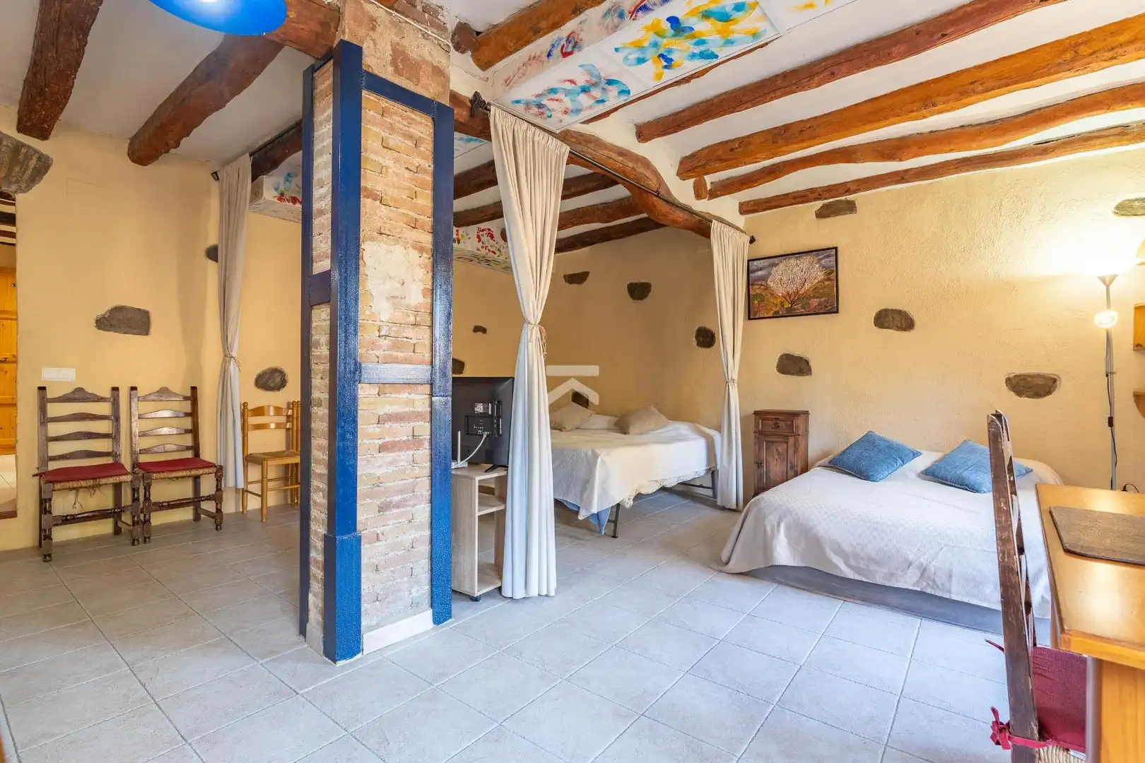 Bedroom of Houses for sale in Torroja del Priorat  with Heating, Terrace and Furnished