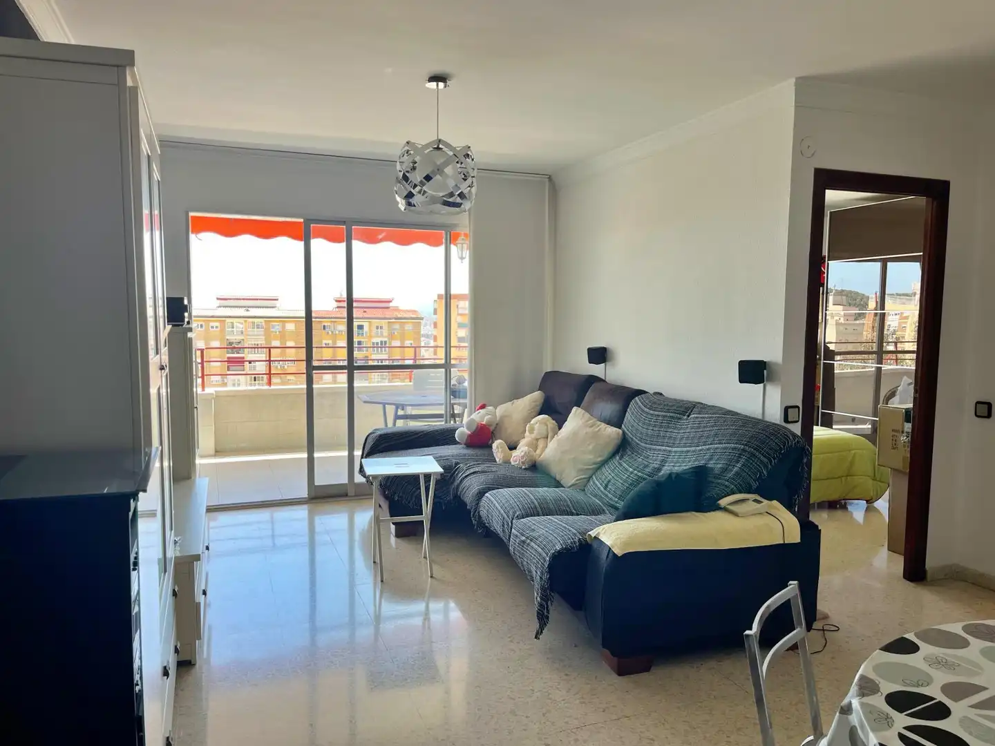 Sala de estar de Piso en venta en Málaga con Jardín privado, Terraza y Amueblado