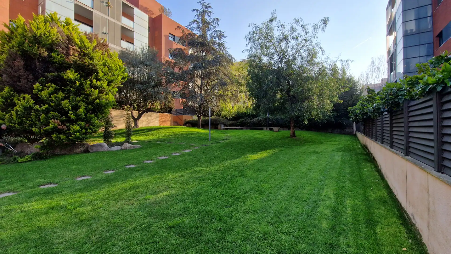 Garden of Flat for sale in Sant Cugat del Vallès  with Heating, Storage room and Oven
