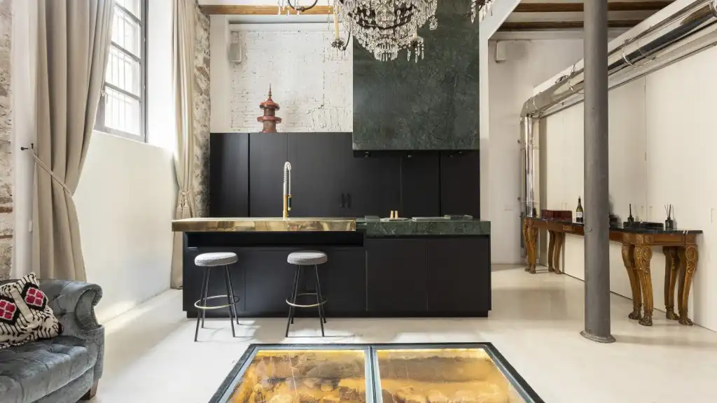 Cocina de Apartamento en venta en Barcelona con Aire acondicionado y Calefacción