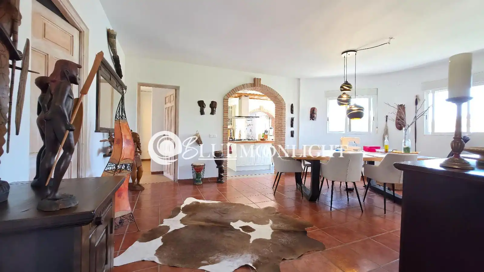 Living room of Houses for sale in Càlig  with Air Conditioner, Heating and Swimming Pool