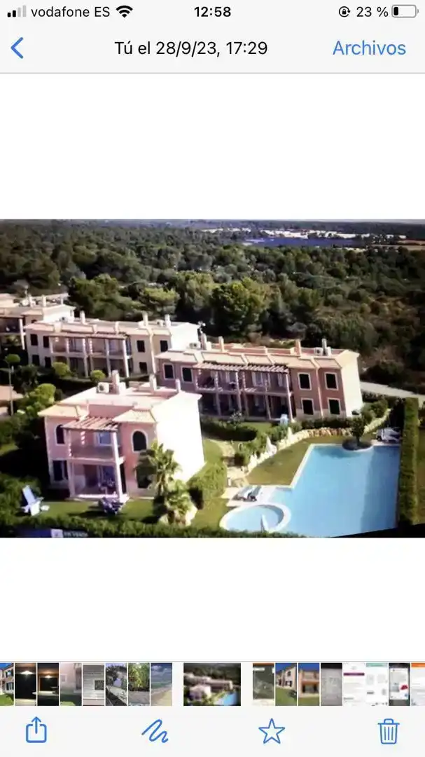 Vista exterior de Planta baixa en venda en Campos amb Aire condicionat i Piscina