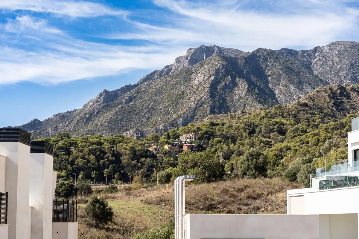 Vista exterior de Pis en venda en Marbella amb Terrassa i Piscina