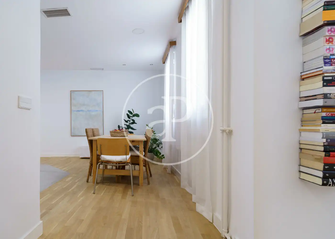 Dining room of Flat for rent in Madrid  with Air Conditioner, Heating and Furnished