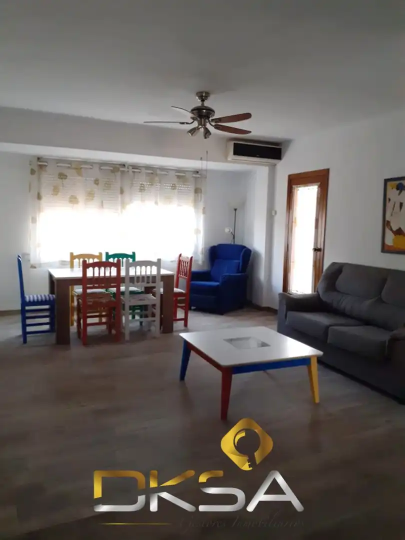 Living room of Flat for rent in Castellón de la Plana / Castelló de la Plana  with Air Conditioner, Heating and Terrace