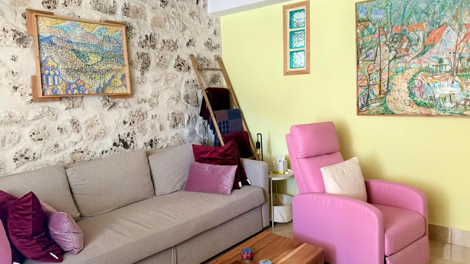 Sala de estar de Casa o chalet en venta en Cozuelos de Fuentidueña con Alarma