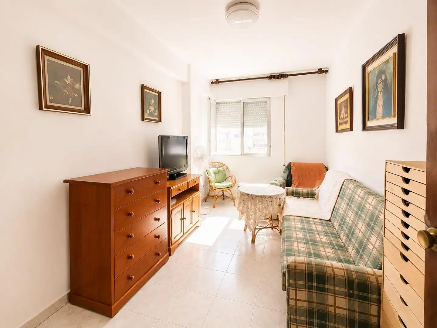 Sala de estar de Apartamento en venta en Málaga
