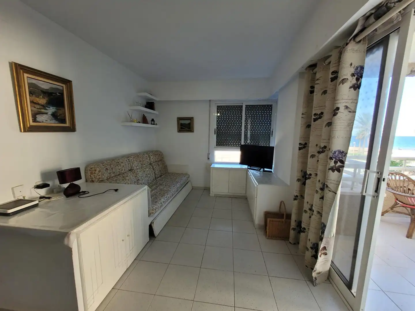 Dormitori de Apartament en venda en Alicante / Alacant amb Jardí privat, Terrassa i Balcó